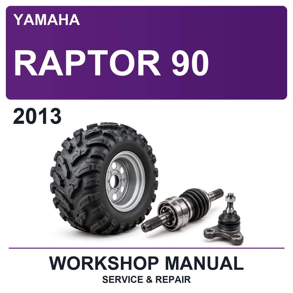 2013 Yamaha Raptor 90 Workshop Service & Repair Manual