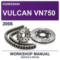 2006 Kawasaki Vulcan VN750 Workshop Service & Repair Manual