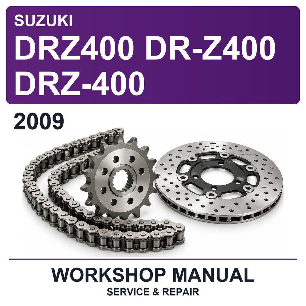 2009 Suzuki DRZ400 DR-Z400 DRZ-400 Workshop Service & Repair Manual