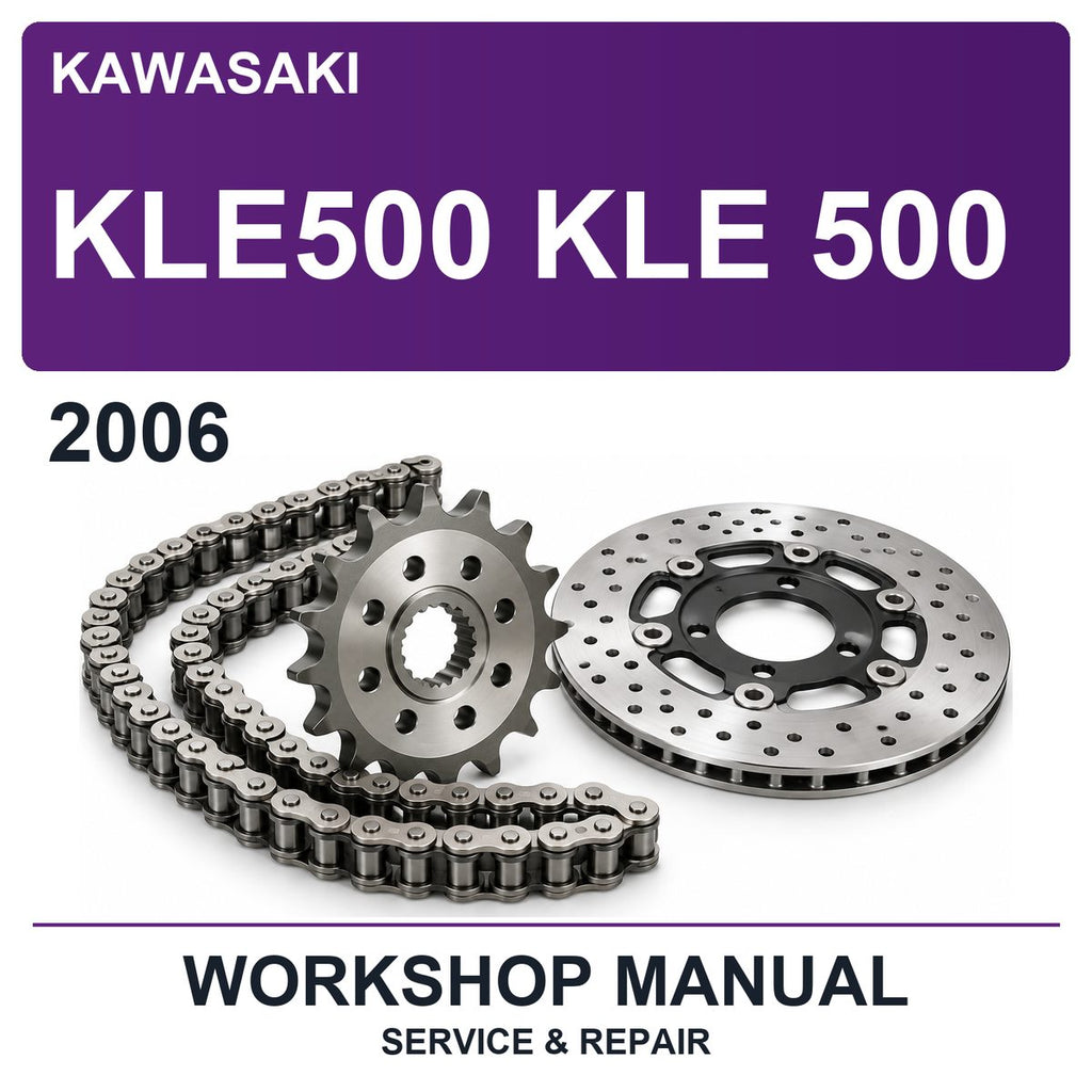 2006 Kawasaki KLE500 KLE 500 Workshop Service & Repair Manual