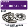 2006 Kawasaki KLE500 KLE 500 Workshop Service & Repair Manual