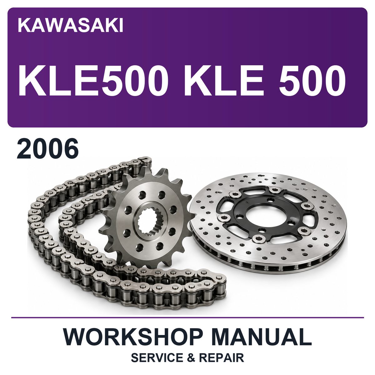 2006 Kawasaki KLE500 KLE 500 Workshop Service & Repair Manual
