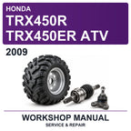 2009 Honda TRX450R TRX450ER ATV Workshop Service & Repair Manual
