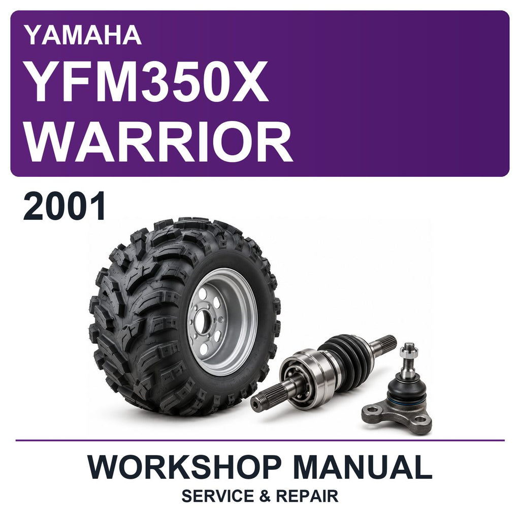 2001 Yamaha YFM350X Warrior Workshop Service & Repair Manual