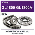 2002 Honda GL1800 GL1800A Workshop Service & Repair Manual