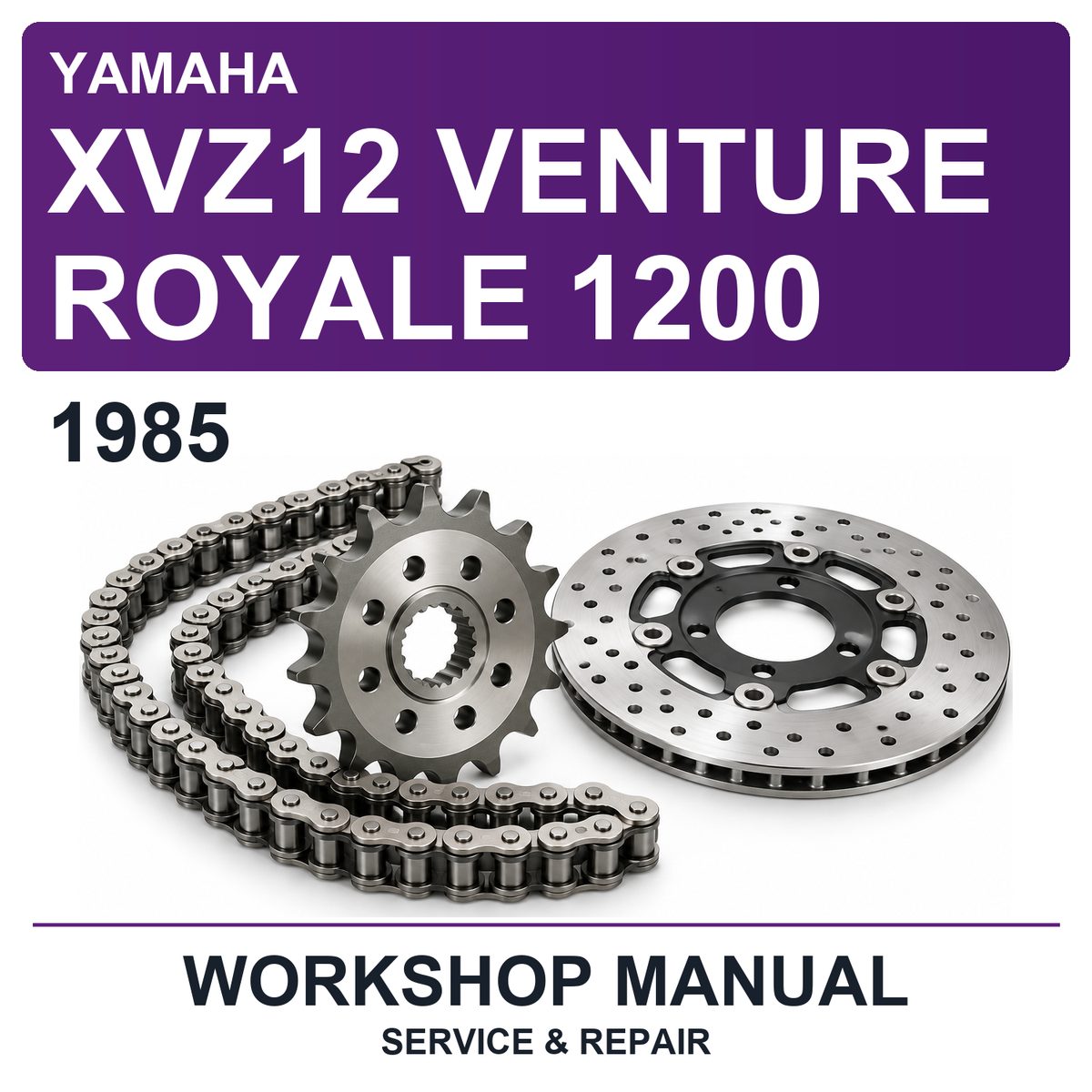 1985 Yamaha XVZ12 Venture Royale 1200 Workshop Service & Repair Manual