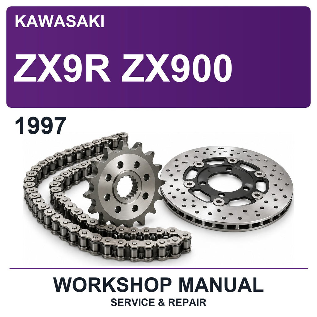 1997 Kawasaki ZX9R ZX900 Workshop Service & Repair Manual