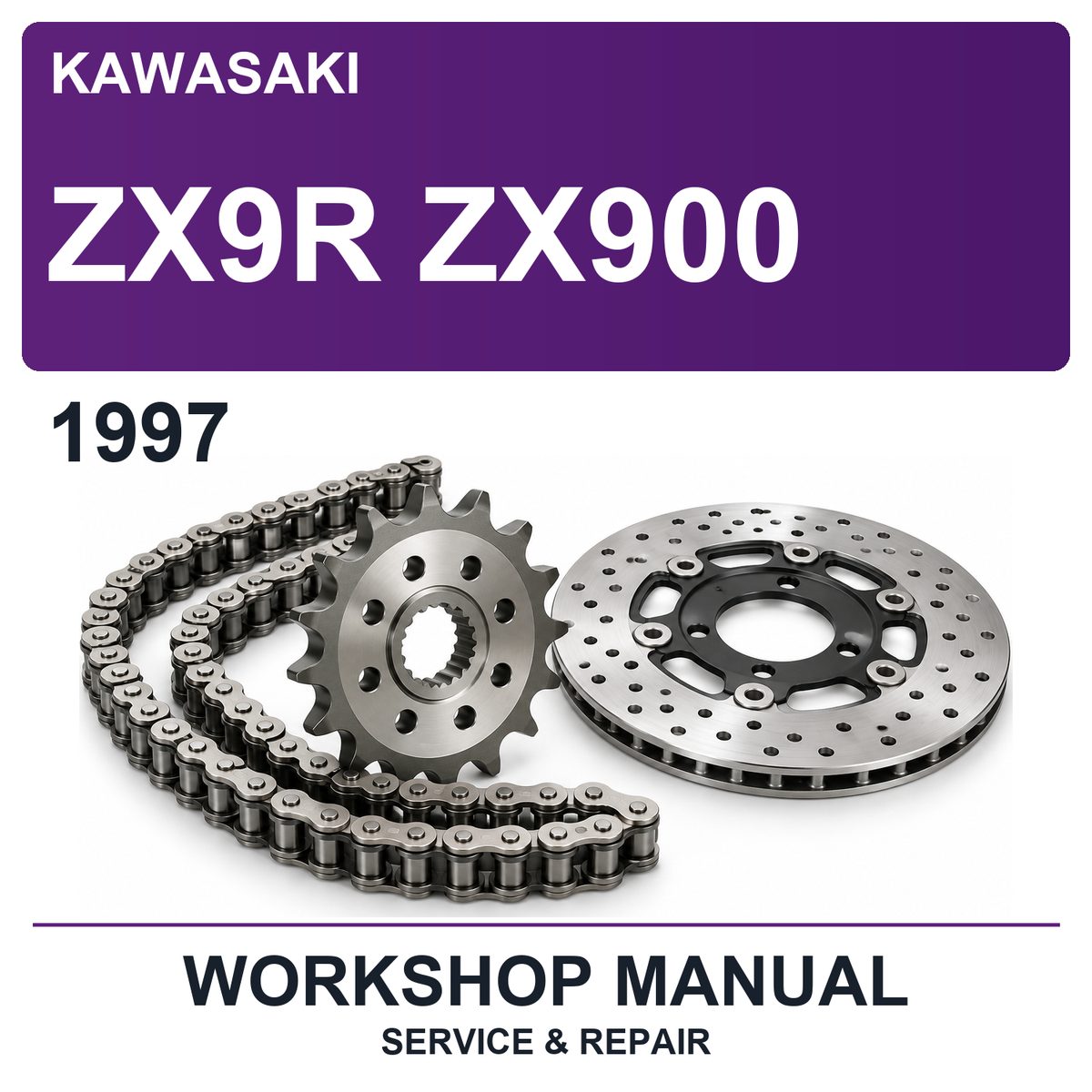 1997 Kawasaki ZX9R ZX900 Workshop Service & Repair Manual