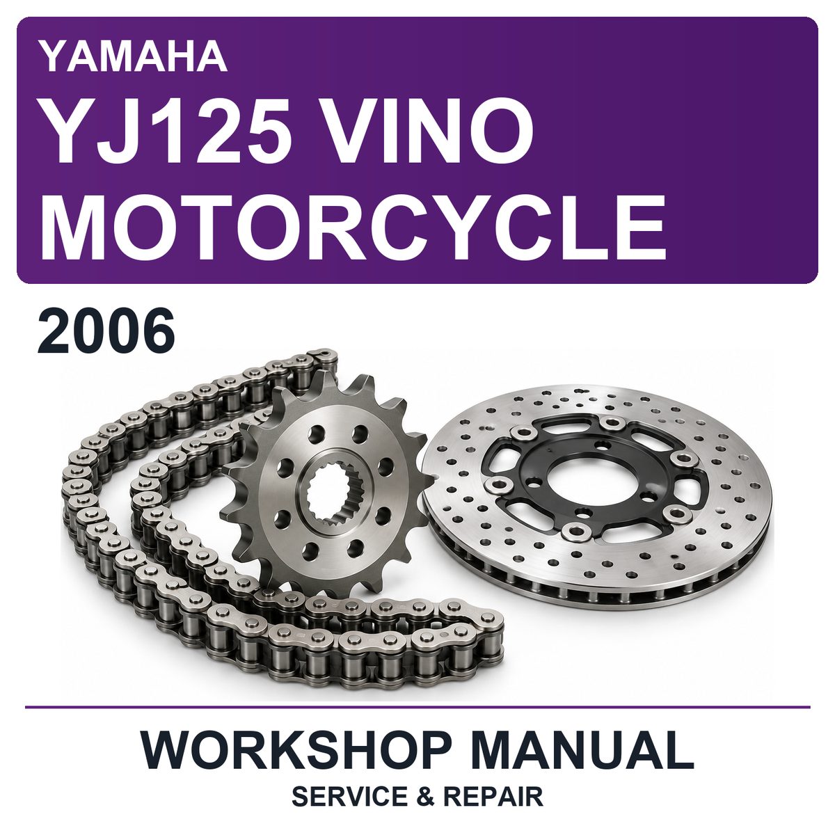 2006 Yamaha YJ125 Vino Motorcycle Workshop Service & Repair Manual
