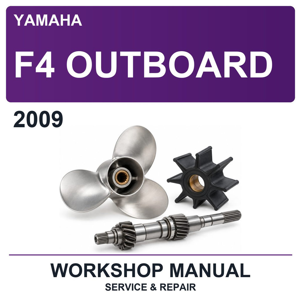 2009 Yamaha F4 Outboard Workshop Service & Repair Manual
