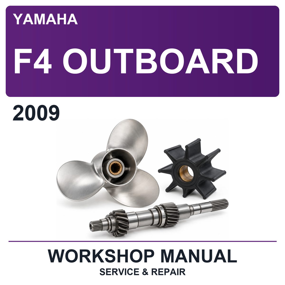 2009 Yamaha F4 Outboard Workshop Service & Repair Manual