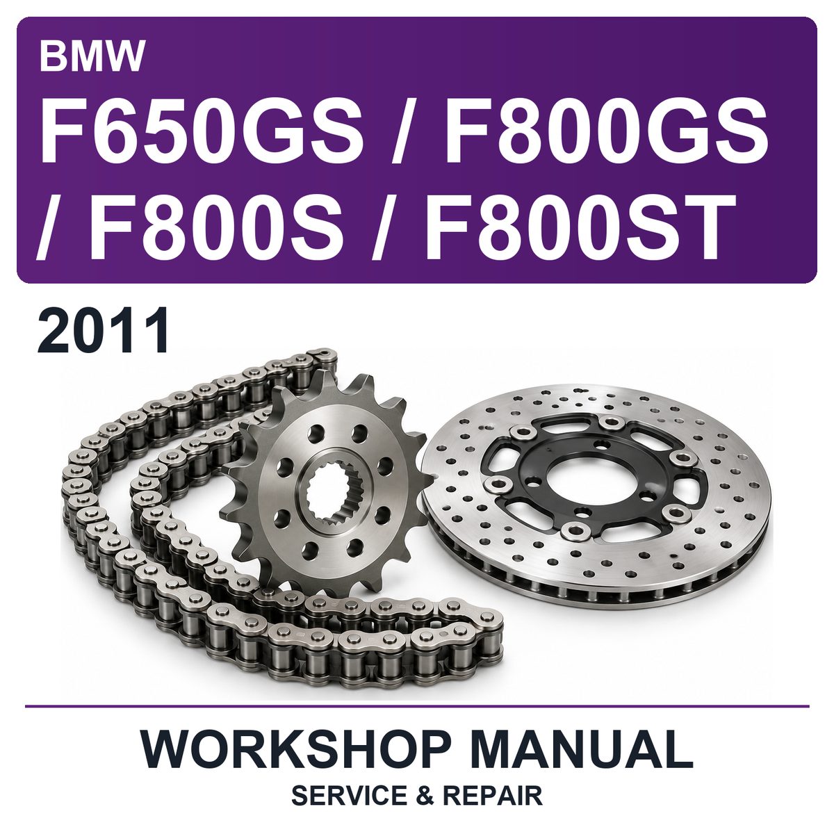 2011 BMW F650GS / F800GS / F800S / F800ST Workshop Service & Repair Manual