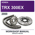 2000 Honda Trx 300EX Workshop Service & Repair Manual