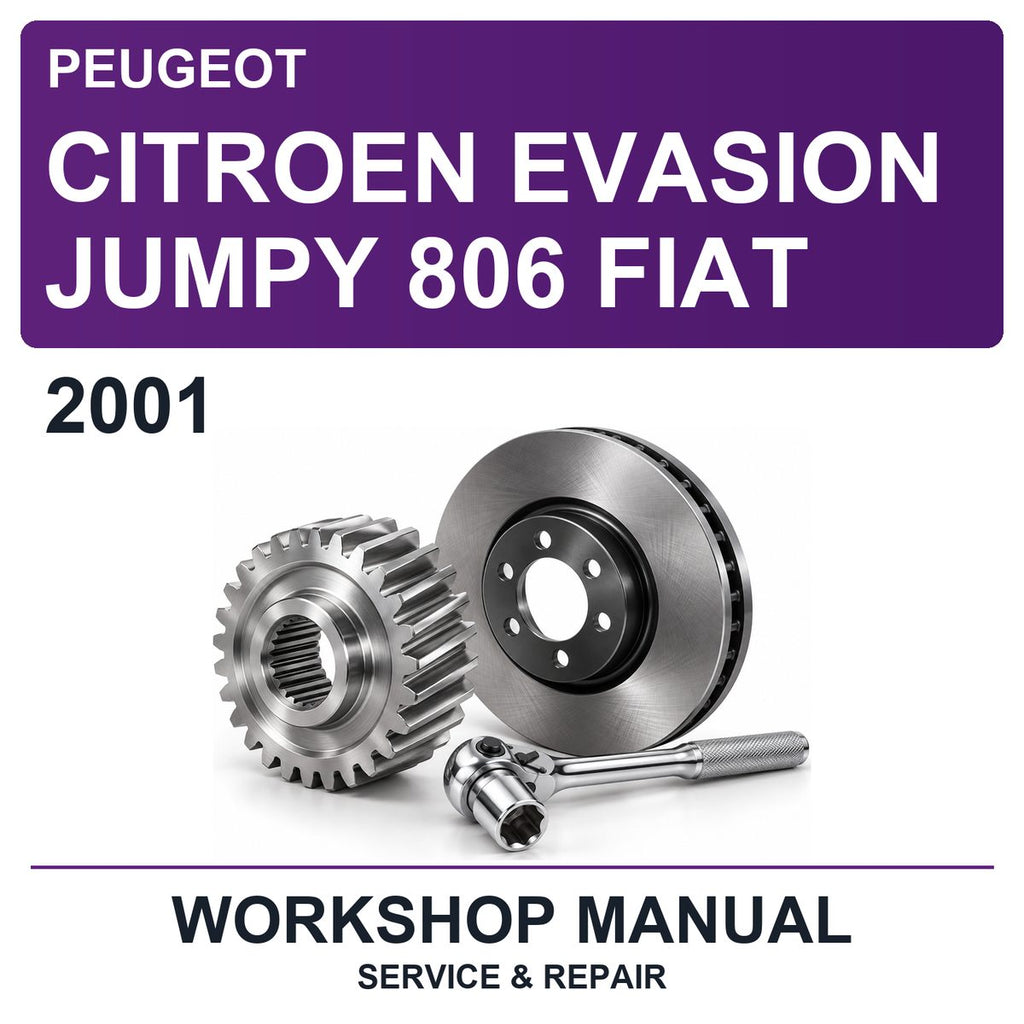 2001 Peugeot Citroen Evasion Jumpy 806 Fiat Workshop Service & Repair Manual