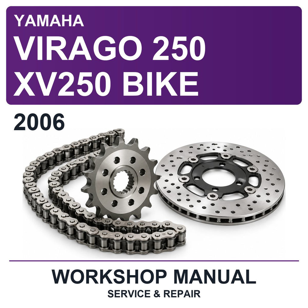 2006 Yamaha Virago 250 XV250 Bike Workshop Service & Repair Manual