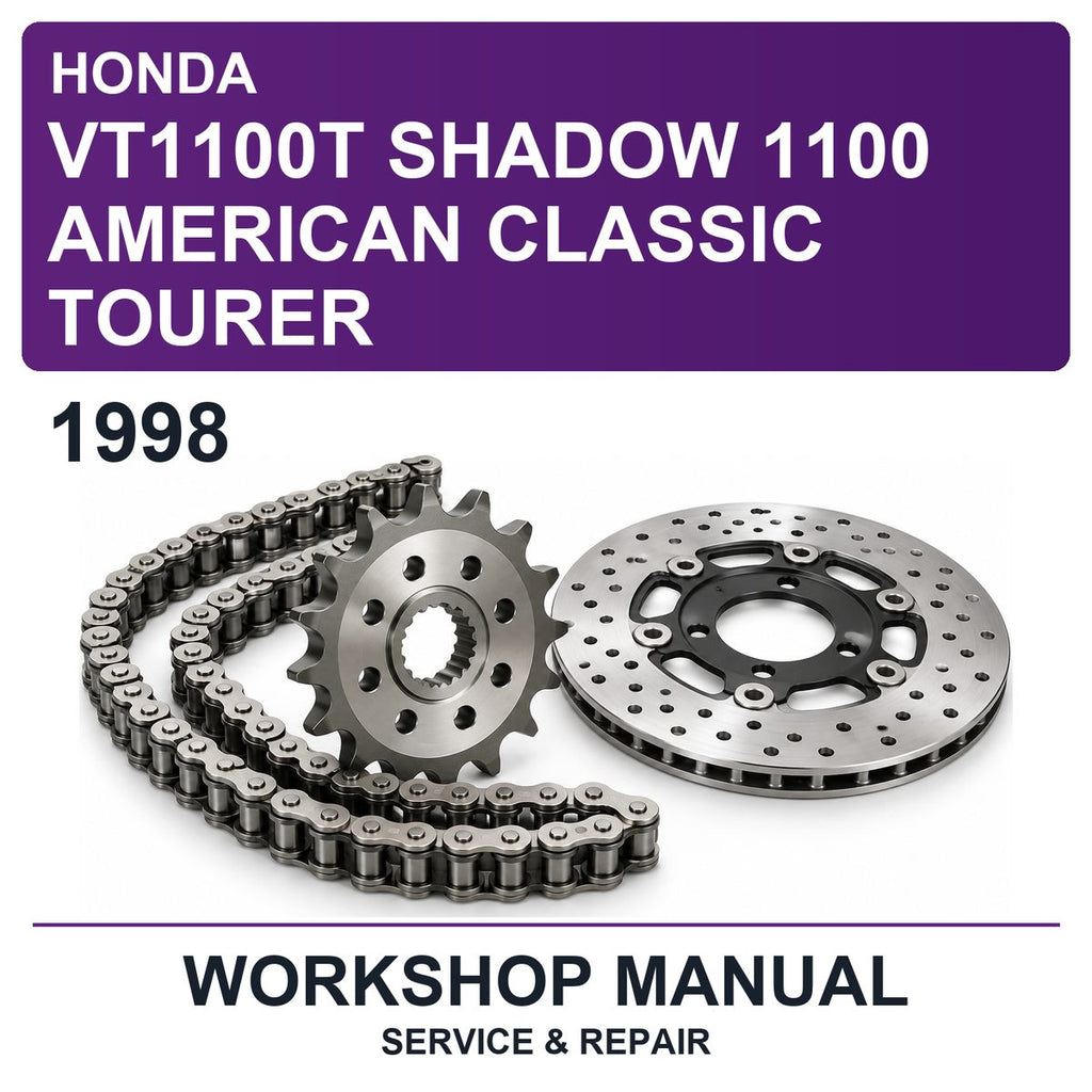 1998 Honda VT1100T Shadow 1100 American Classic Tourer Workshop Service & Repair Manual