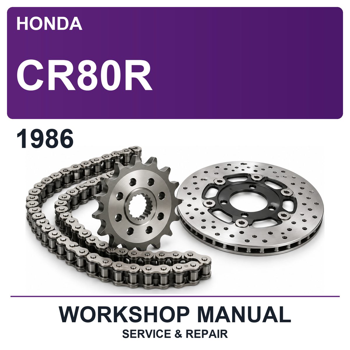 1986 Honda CR80R Workshop Service & Repair Manual