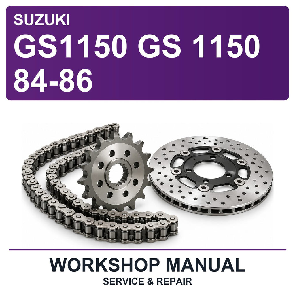 Suzuki GS1150 GS 1150 84-86 Workshop Service & Repair Manual