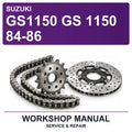 Suzuki GS1150 GS 1150 84-86 Workshop Service & Repair Manual