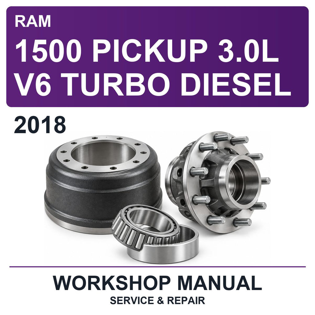 2018 Ram 1500 Pickup 3.0L V6 Turbo Diesel Workshop Service & Repair Manual