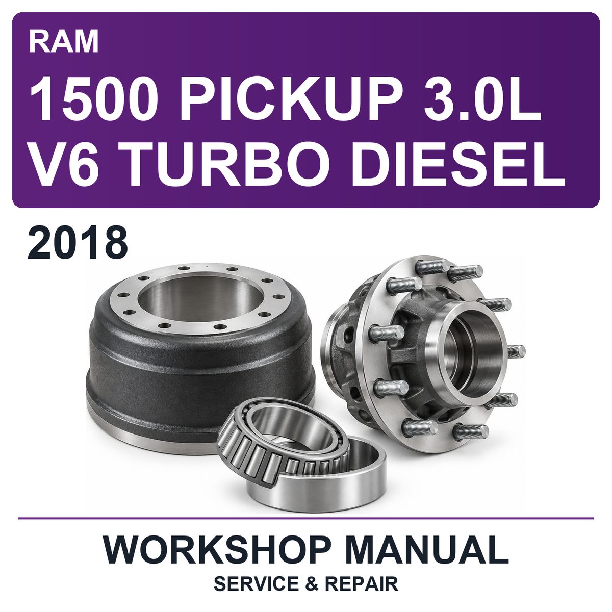 2018 Ram 1500 Pickup 3.0L V6 Turbo Diesel Workshop Service & Repair Manual