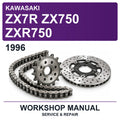 1996 Kawasaki ZX7R ZX750 ZXR750 Workshop Service & Repair Manual