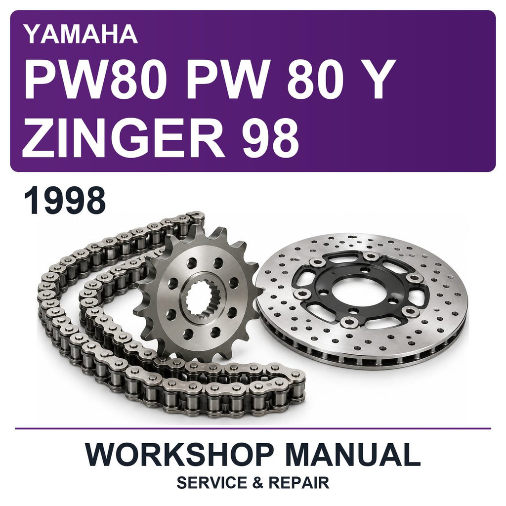 1998 Yamaha PW80 PW 80 Y Zinger 98 Workshop Service & Repair Manual