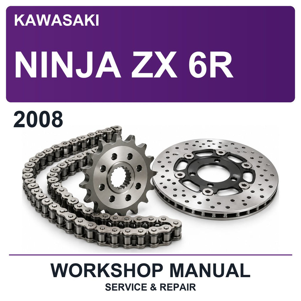 2008 Kawasaki Ninja ZX 6R Workshop Service & Repair Manual