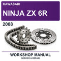 2008 Kawasaki Ninja ZX 6R Workshop Service & Repair Manual