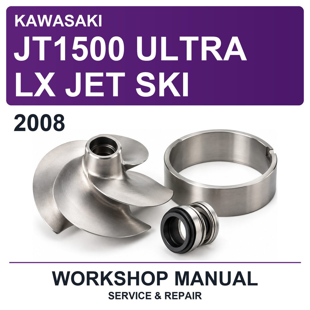 2008 Kawasaki JT1500 Ultra LX JET SKI Workshop Service & Repair Manual