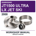 2008 Kawasaki JT1500 Ultra LX JET SKI Workshop Service & Repair Manual
