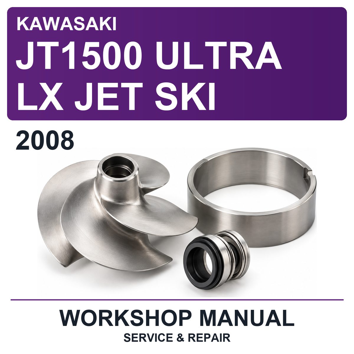2008 Kawasaki JT1500 Ultra LX JET SKI Workshop Service & Repair Manual