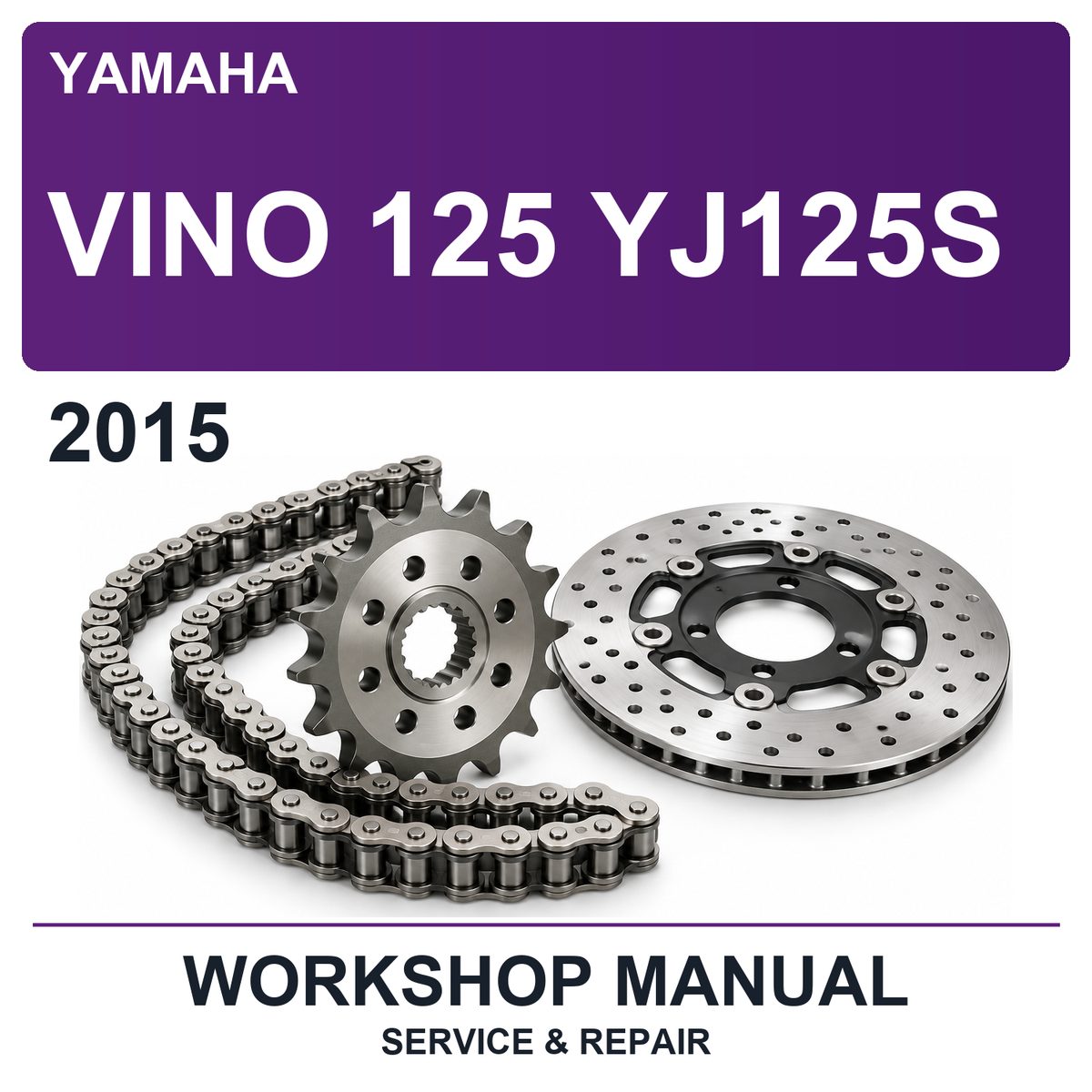 2015 Yamaha Vino 125 YJ125S Workshop Service & Repair Manual
