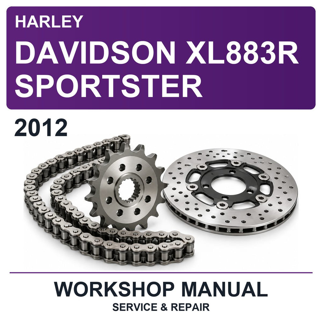2012 Harley Davidson XL883R Sportster Workshop Service & Repair Manual