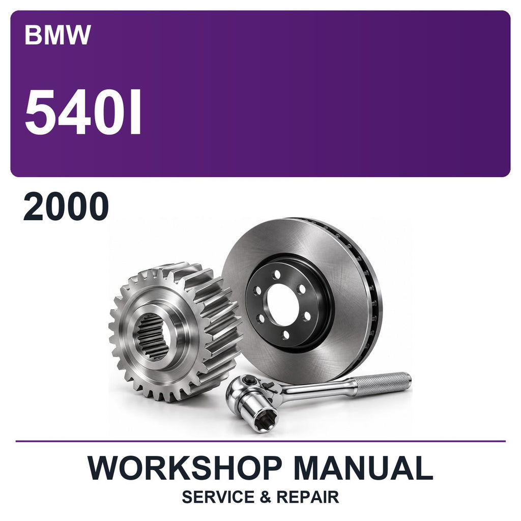 2000 BMW 540I Workshop Service & Repair Manual