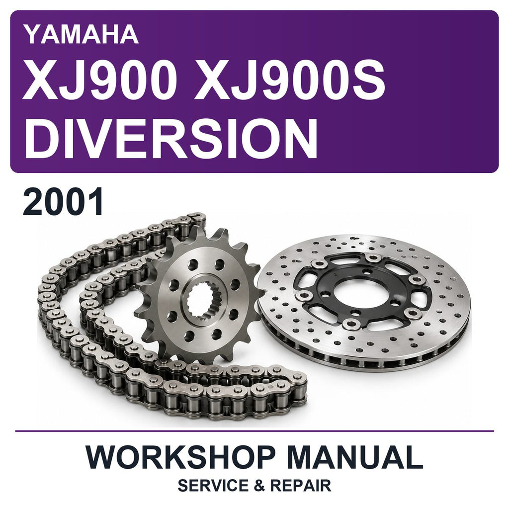 2001 Yamaha XJ900 XJ900S Diversion Workshop Service & Repair Manual