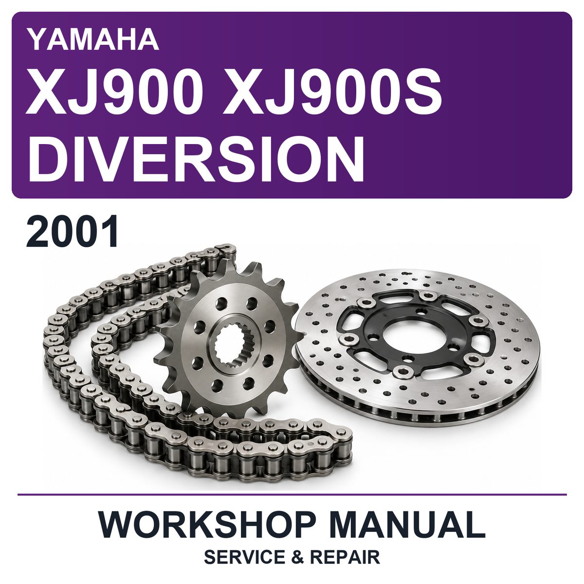 2001 Yamaha XJ900 XJ900S Diversion Workshop Service & Repair Manual