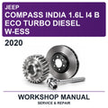 2020 Jeep Compass India 1.6L I4 B Eco Turbo Diesel W-ESS Workshop Service & Repair Manual