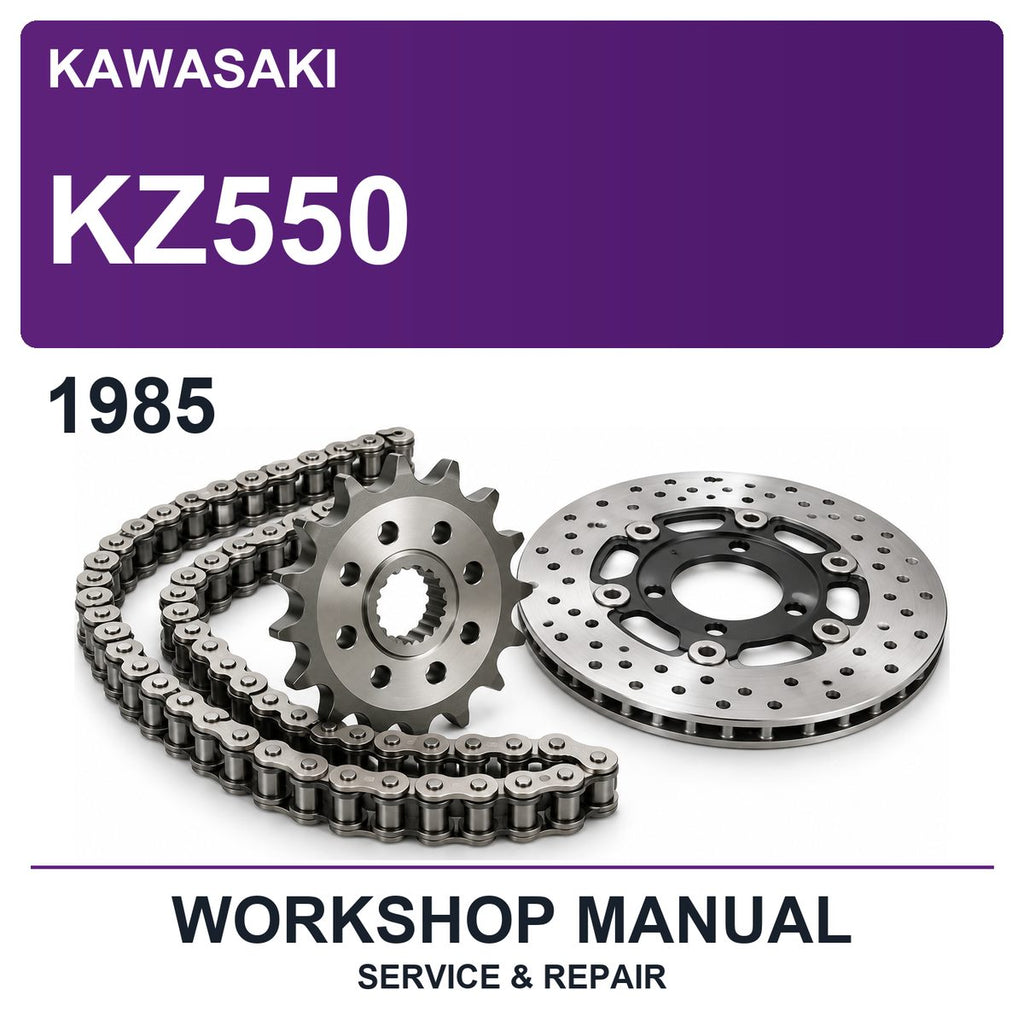 1985 Kawasaki KZ550 Workshop Service & Repair Manual