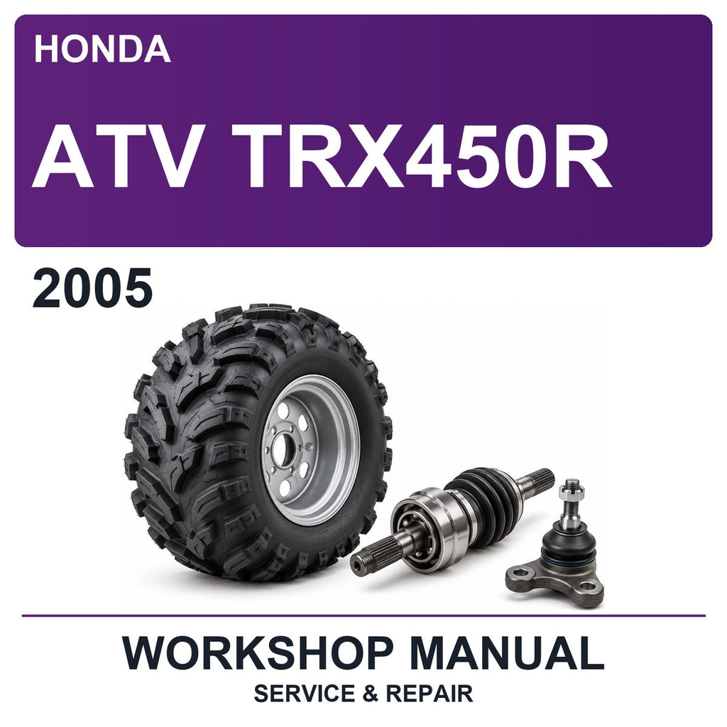 2005 Honda ATV TRX450R Workshop Service & Repair Manual