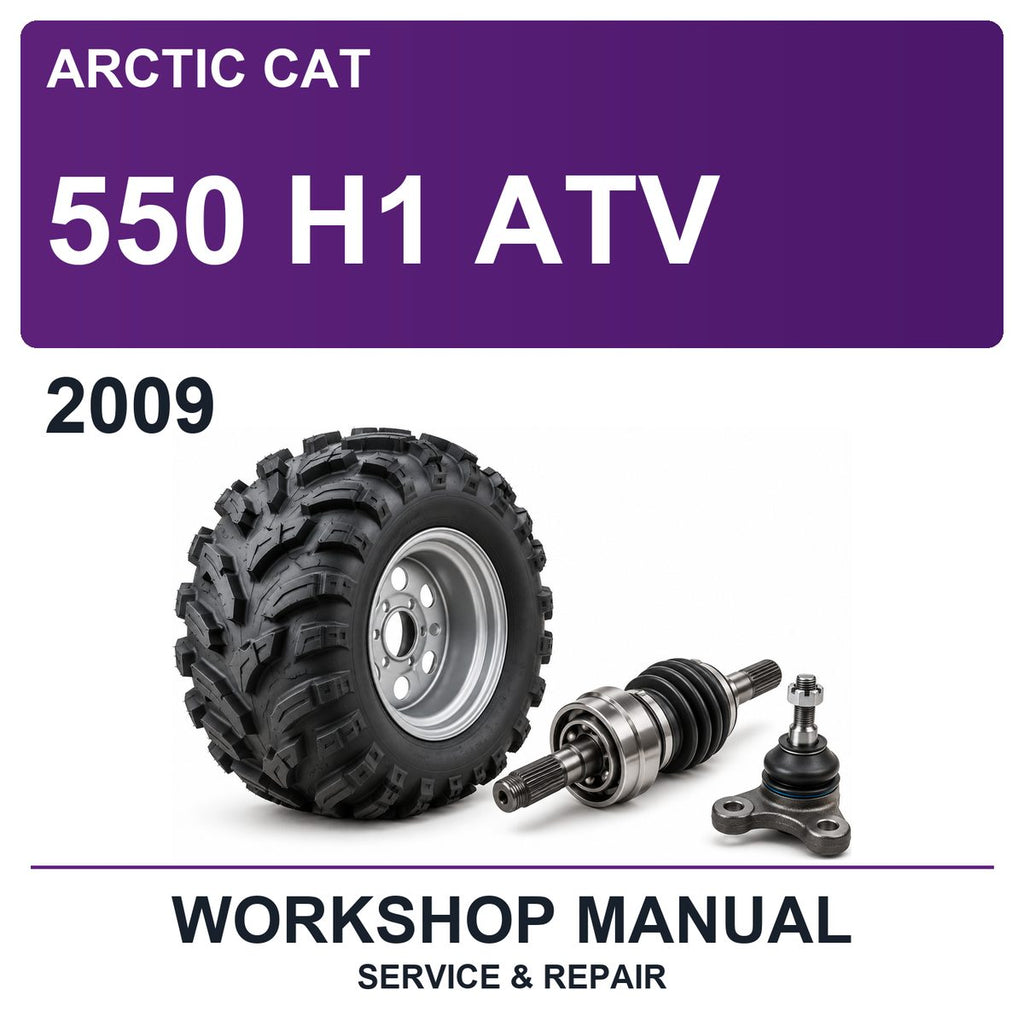 2009 Arctic Cat 550 H1 ATV Workshop Service & Repair Manual