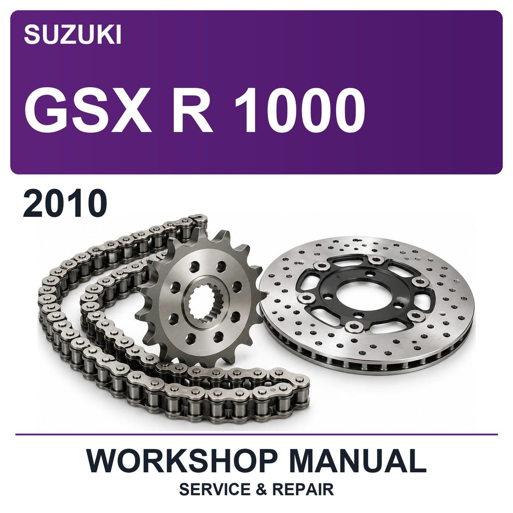 2010 Suzuki GSX R 1000 Workshop Service & Repair Manual