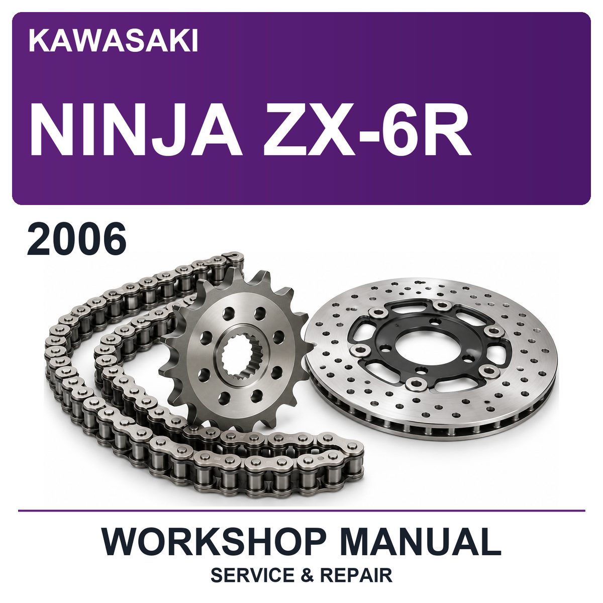 2006 Kawasaki Ninja ZX-6R Workshop Service & Repair Manual