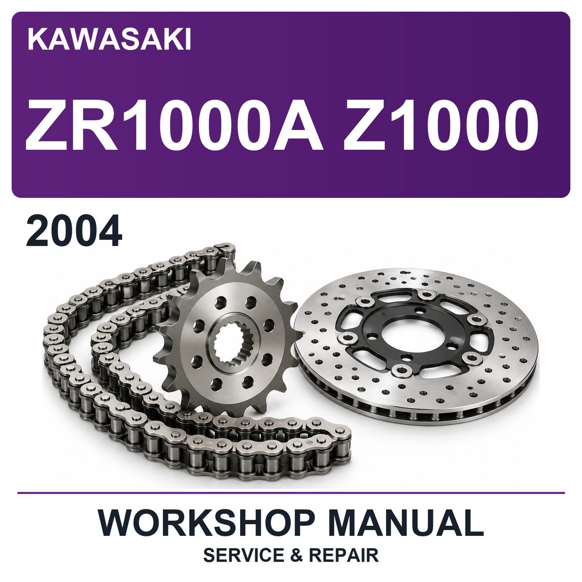 2004 Kawasaki ZR1000A Z1000 Workshop Service & Repair Manual