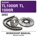 2002 Suzuki TL1000R TL 1000R Workshop Service & Repair Manual