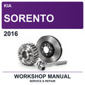 2016 Kia Sorento Workshop Service & Repair Manual