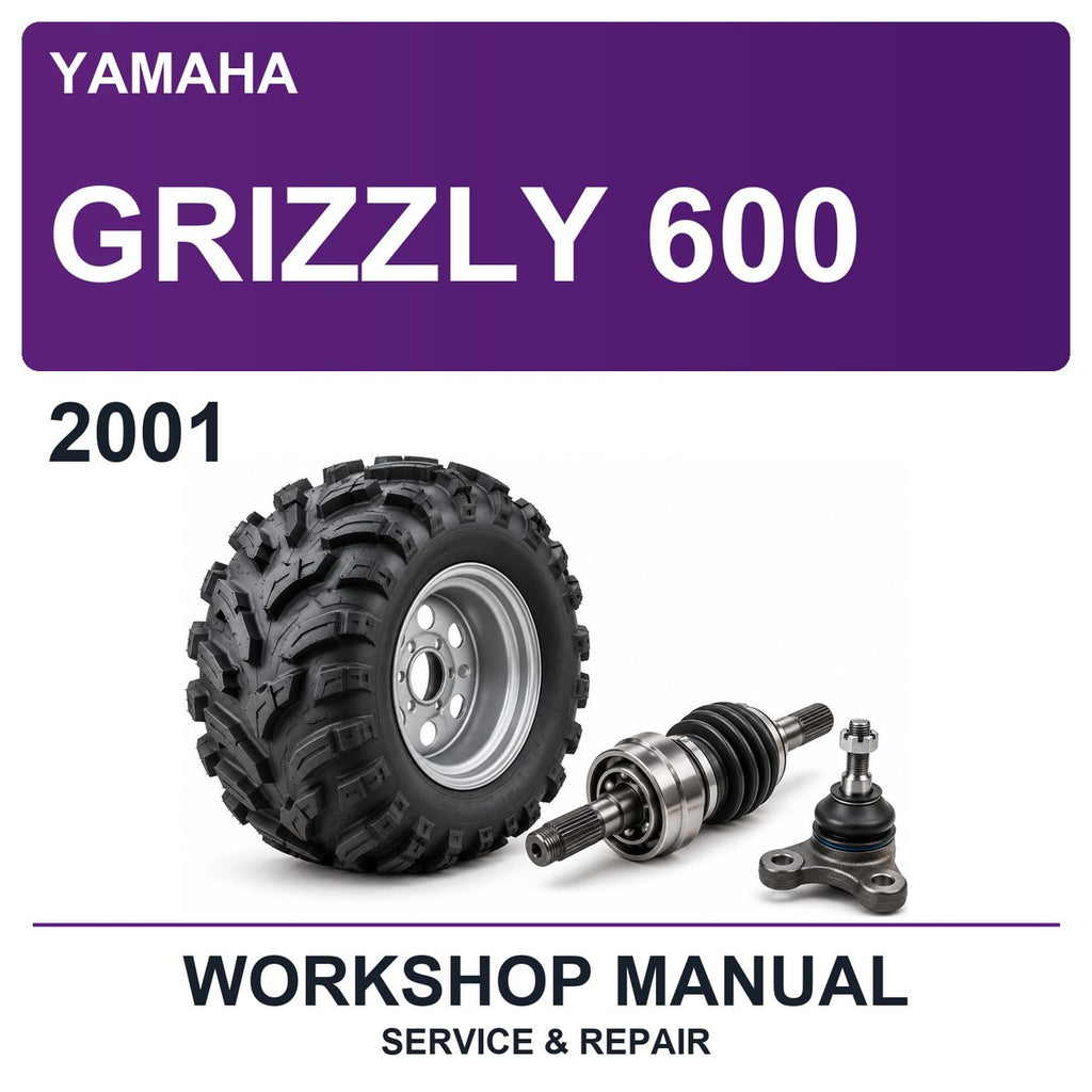 2001 Yamaha Grizzly 600 Workshop Service & Repair Manual