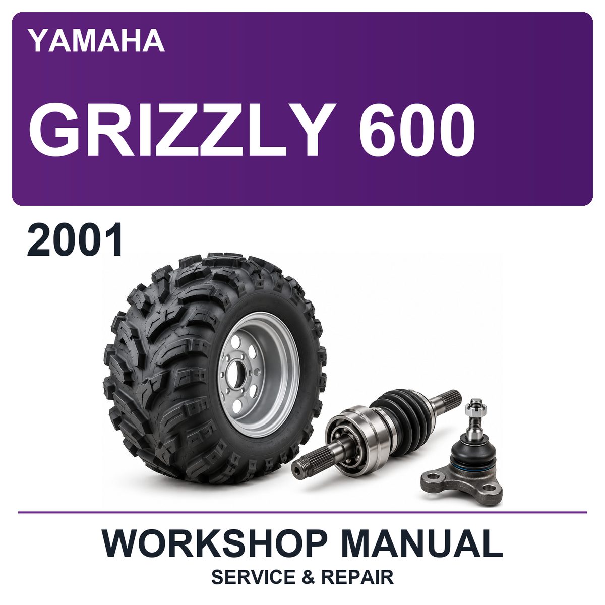 2001 Yamaha Grizzly 600 Workshop Service & Repair Manual