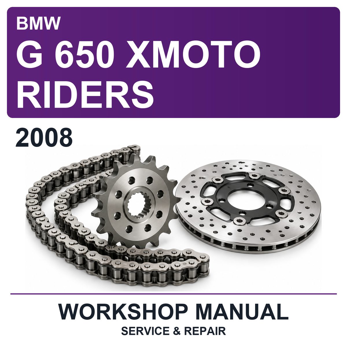 2008 BMW G 650 Xmoto Riders Workshop Service & Repair Manual