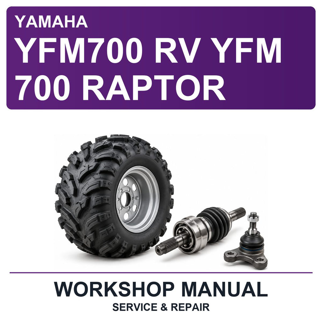 Yamaha YFM700 RV YFM 700 Raptor Workshop Service & Repair Manual